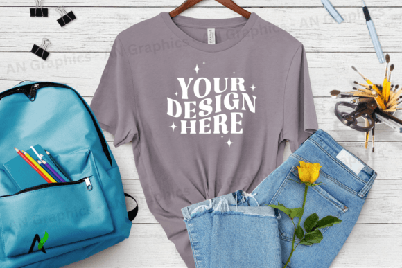 Back To School Bella Canvas Mockup 045