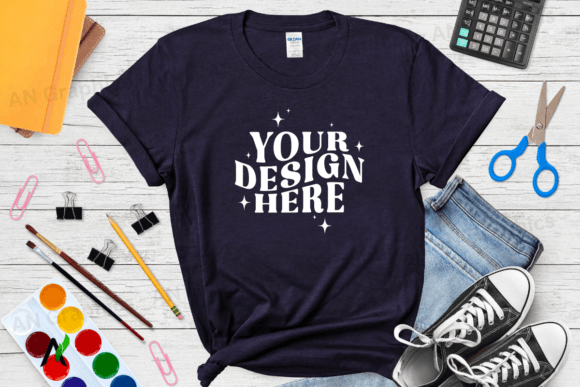 Back to School Gildan 64000 Mockup - 067