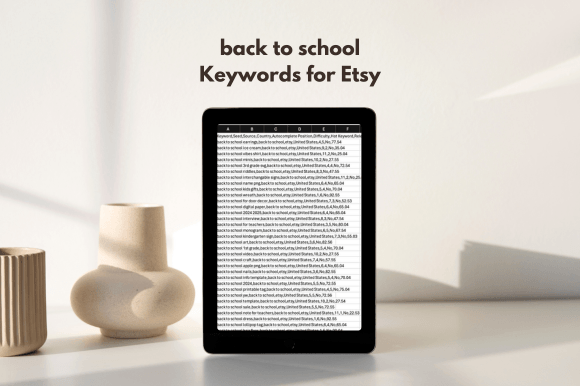 Back to School Keywords for Etsy: A Practical Guide for Sellers