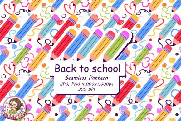 Back to School Seamless Pattern 2: A Versatile Design for Creative Projects
