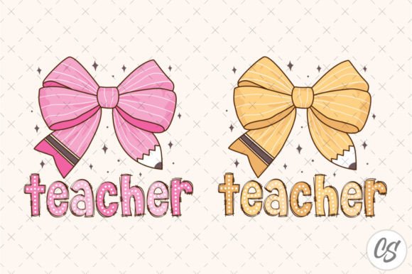 Back to School Teacher Coquette PNG