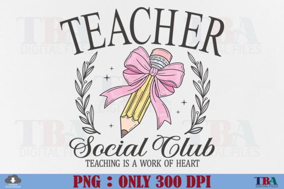Coquette Teacher Pencil Back to School Font