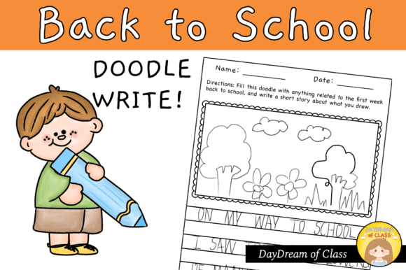 Doodle Write Back to School Activity: A Strategic Tool for Creative Learning and Engagement