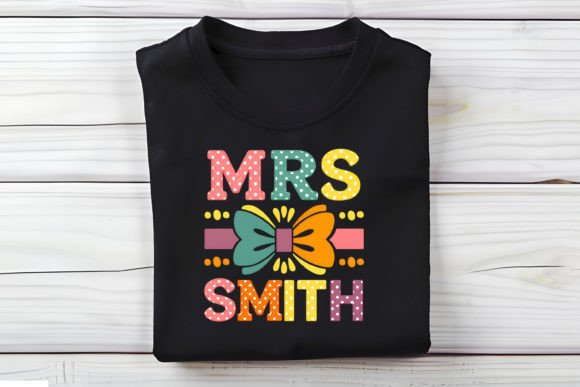 Mrs. Smith Back to School T-Shirt Design: A Versatile Asset for Creators and Businesses