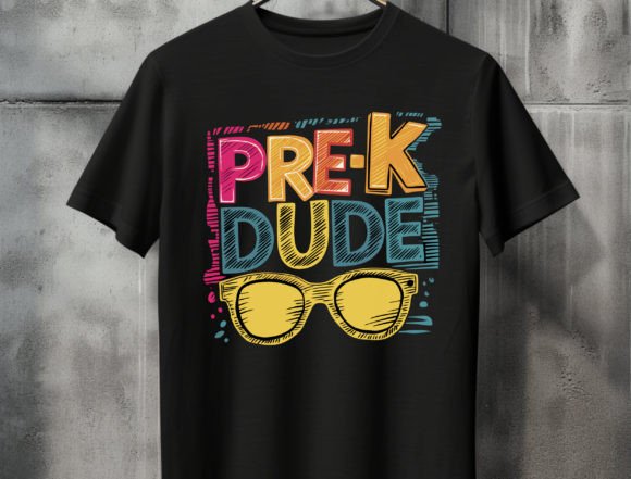Pre-K Dude Back to School Shirt Png: A Fun and Versatile Design for Preschoolers