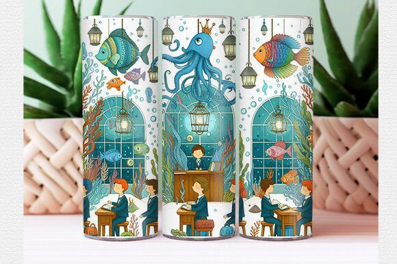 Underwater Tumblr, Back to School Tumbler: A Fusion of Creativity and Practicality